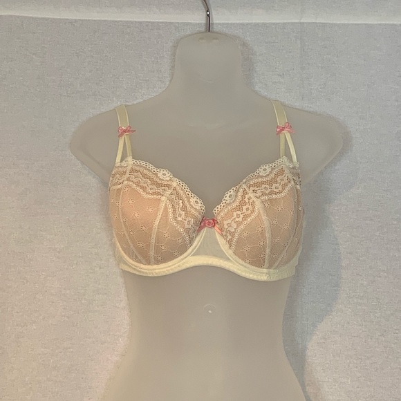 Betsey Johnson Other - Betsy Johnson 32DD Cream Lace Underwire Bra Betsey Johnson Other - Betsy Johnson 32DD Cream Lace Underwire Bra